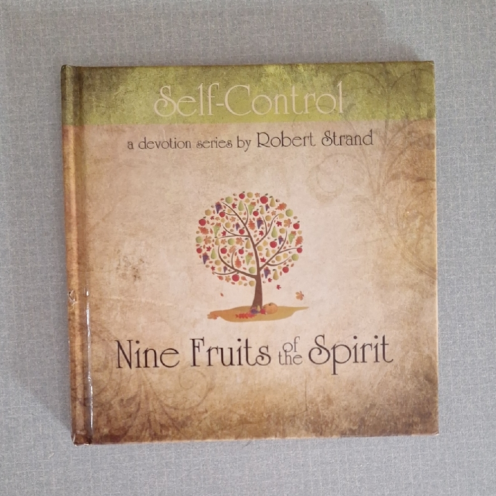 Self-Control Devotional Book by Robert Strand - Brown and Cream